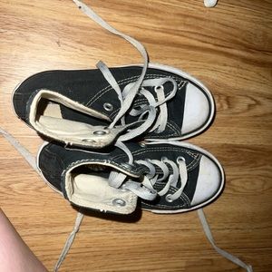 kids 11 high top black converse